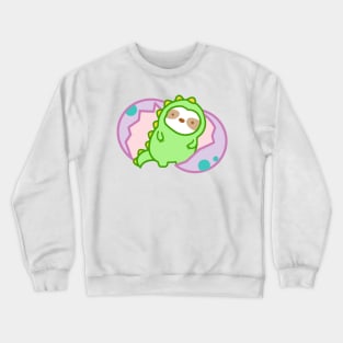 Cute Sloth Dinosaur Crewneck Sweatshirt